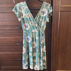Floral Green Kaileigh Dress XSmall